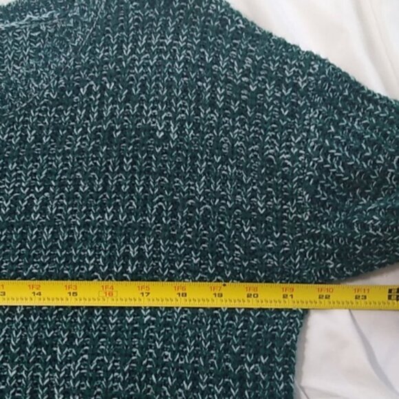 It's Our Time Hunter Green Boxy Crew Neck Sweater - Picture 12 of 14